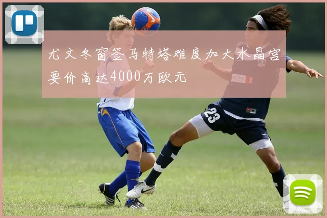 尤文冬窗签马特塔难度加大水晶宫要价高达4000万欧元